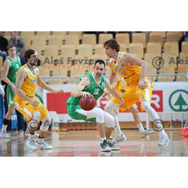 action during semi-final of Spar Cup between Sixt Primorska and Petrol Olimpija in Bonifika Hall, Koper, Slovenia on February 16, 2019
