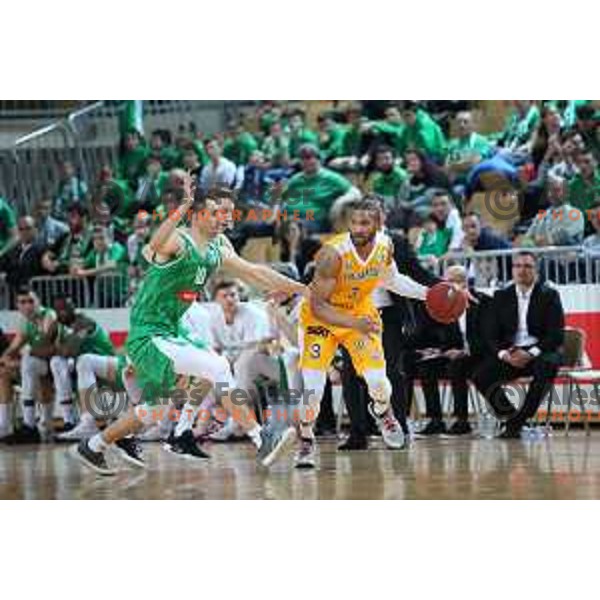 action during semi-final of Spar Cup between Sixt Primorska and Petrol Olimpija in Bonifika Hall, Koper, Slovenia on February 16, 2019