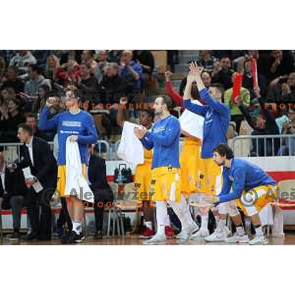 action during semi-final of Spar Cup between Sixt Primorska and Petrol Olimpija in Bonifika Hall, Koper, Slovenia on February 16, 2019