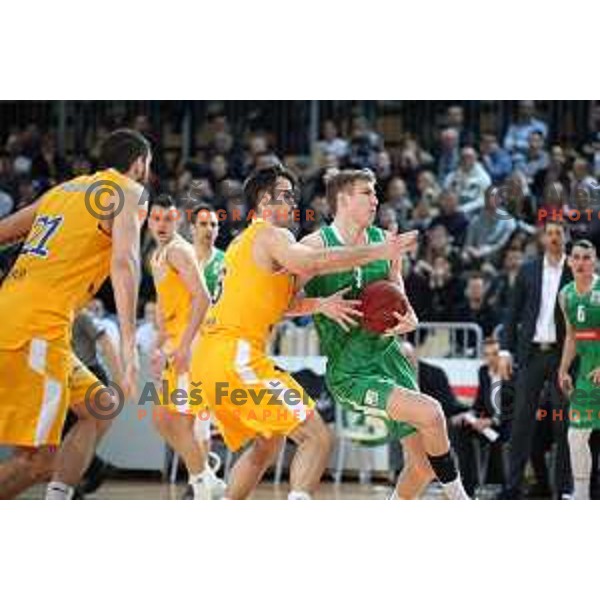 action during semi-final of Spar Cup between Sixt Primorska and Petrol Olimpija in Bonifika Hall, Koper, Slovenia on February 16, 2019