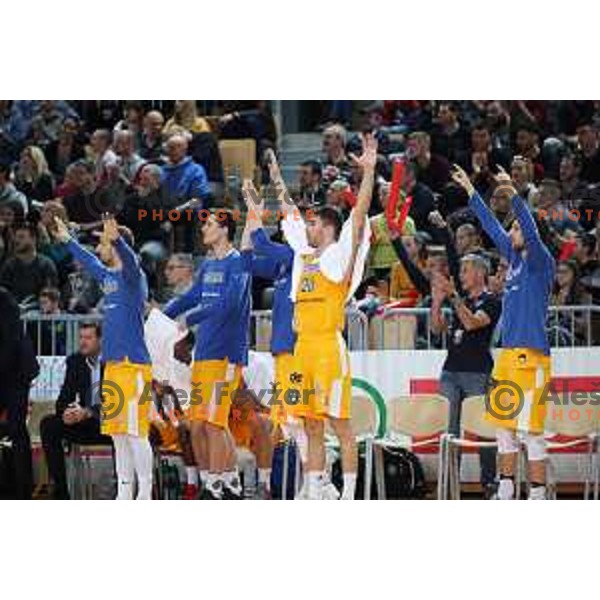 action during semi-final of Spar Cup between Sixt Primorska and Petrol Olimpija in Bonifika Hall, Koper, Slovenia on February 16, 2019