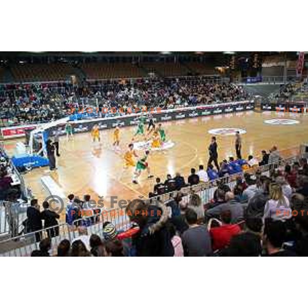 action during semi-final of Spar Cup between Sixt Primorska and Petrol Olimpija in Bonifika Hall, Koper, Slovenia on February 16, 2019