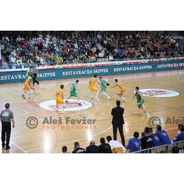 action during semi-final of Spar Cup between Sixt Primorska and Petrol Olimpija in Bonifika Hall, Koper, Slovenia on February 16, 2019
