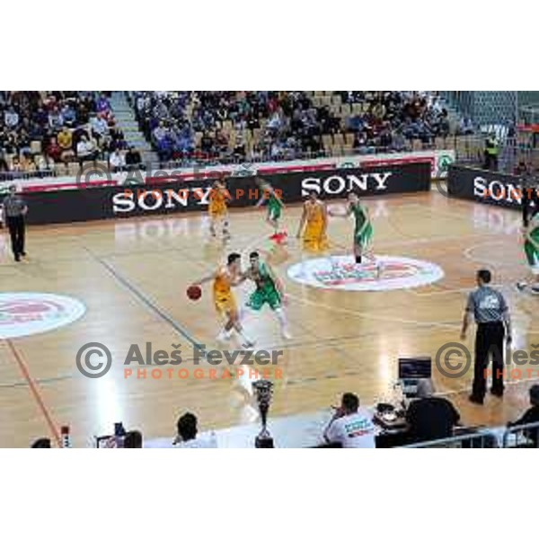 action during semi-final of Spar Cup between Sixt Primorska and Petrol Olimpija in Bonifika Hall, Koper, Slovenia on February 16, 2019