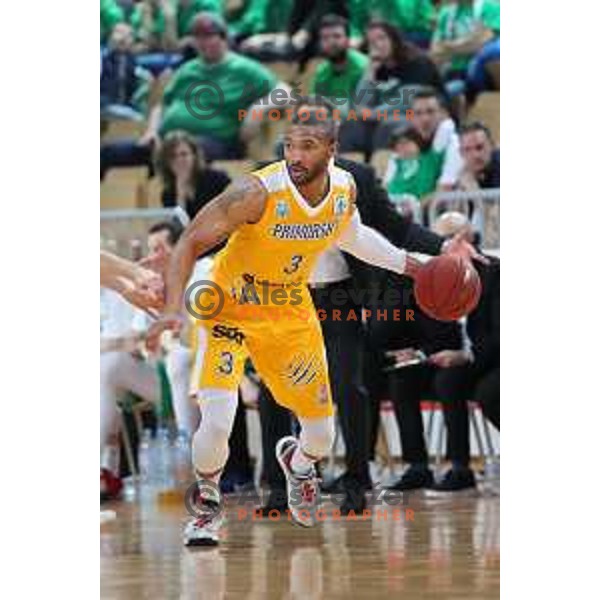 action during semi-final of Spar Cup between Sixt Primorska and Petrol Olimpija in Bonifika Hall, Koper, Slovenia on February 16, 2019