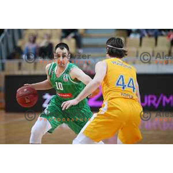 action during semi-final of Spar Cup between Sixt Primorska and Petrol Olimpija in Bonifika Hall, Koper, Slovenia on February 16, 2019