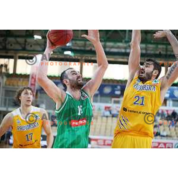 action during semi-final of Spar Cup between Sixt Primorska and Petrol Olimpija in Bonifika Hall, Koper, Slovenia on February 16, 2019