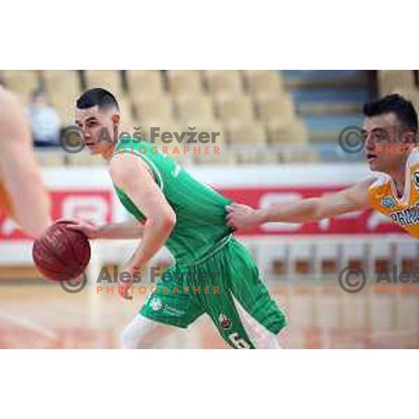 action during semi-final of Spar Cup between Sixt Primorska and Petrol Olimpija in Bonifika Hall, Koper, Slovenia on February 16, 2019