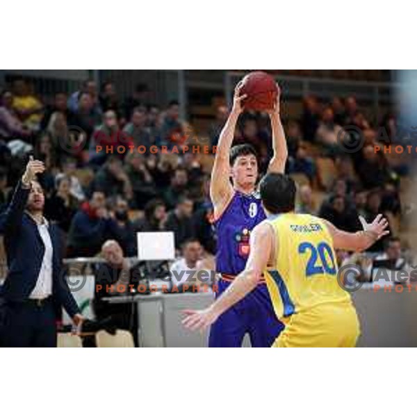 action during semi-final of Spar Cup between Hopsi Polzela and Helios Suns in Bonifika Hall, Koper, Slovenia on February 16, 2019