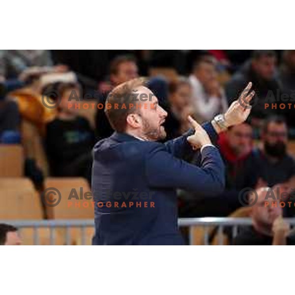 action during semi-final of Spar Cup between Hopsi Polzela and Helios Suns in Bonifika Hall, Koper, Slovenia on February 16, 2019