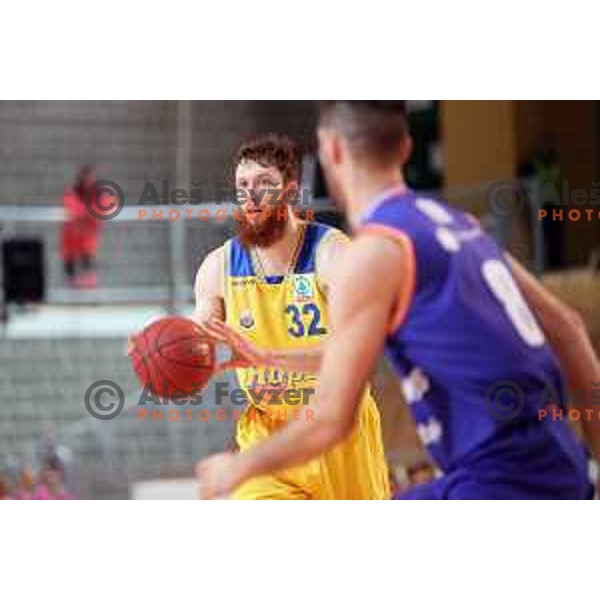 action during semi-final of Spar Cup between Hopsi Polzela and Helios Suns in Bonifika Hall, Koper, Slovenia on February 16, 2019
