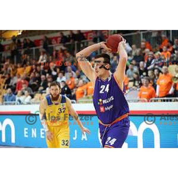 action during semi-final of Spar Cup between Hopsi Polzela and Helios Suns in Bonifika Hall, Koper, Slovenia on February 16, 2019