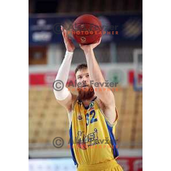 action during semi-final of Spar Cup between Hopsi Polzela and Helios Suns in Bonifika Hall, Koper, Slovenia on February 16, 2019