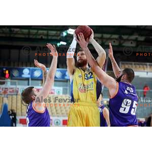 action during semi-final of Spar Cup between Hopsi Polzela and Helios Suns in Bonifika Hall, Koper, Slovenia on February 16, 2019