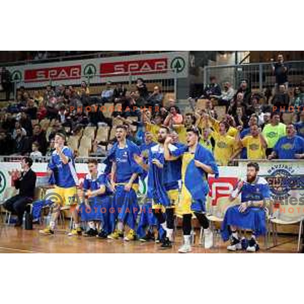 action during semi-final of Spar Cup between Hopsi Polzela and Helios Suns in Bonifika Hall, Koper, Slovenia on February 16, 2019
