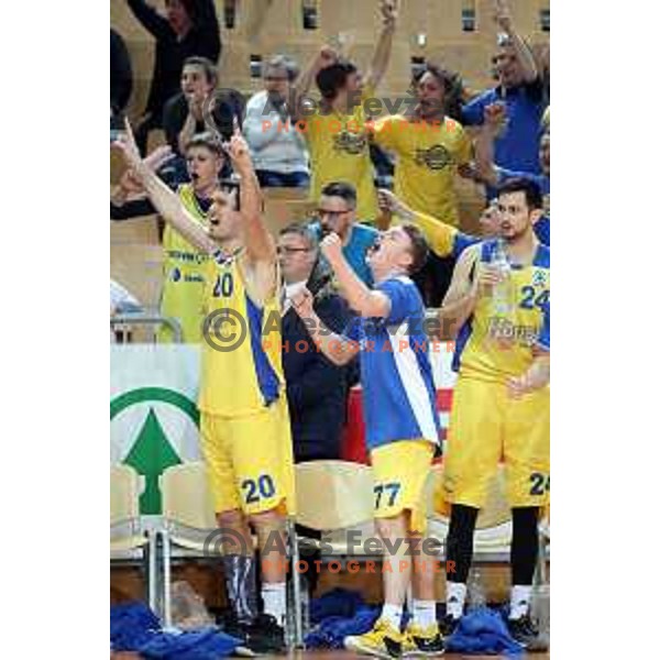 action during semi-final of Spar Cup between Hopsi Polzela and Helios Suns in Bonifika Hall, Koper, Slovenia on February 16, 2019