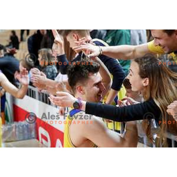 action during semi-final of Spar Cup between Hopsi Polzela and Helios Suns in Bonifika Hall, Koper, Slovenia on February 16, 2019