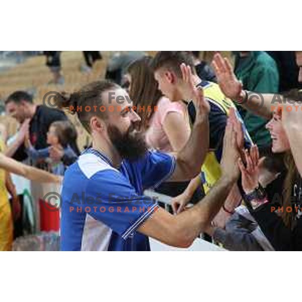 action during semi-final of Spar Cup between Hopsi Polzela and Helios Suns in Bonifika Hall, Koper, Slovenia on February 16, 2019