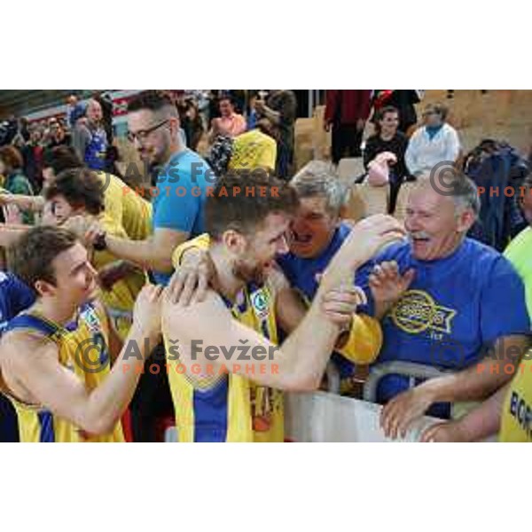 action during semi-final of Spar Cup between Hopsi Polzela and Helios Suns in Bonifika Hall, Koper, Slovenia on February 16, 2019