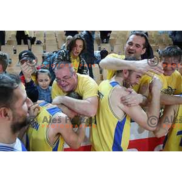 action during semi-final of Spar Cup between Hopsi Polzela and Helios Suns in Bonifika Hall, Koper, Slovenia on February 16, 2019