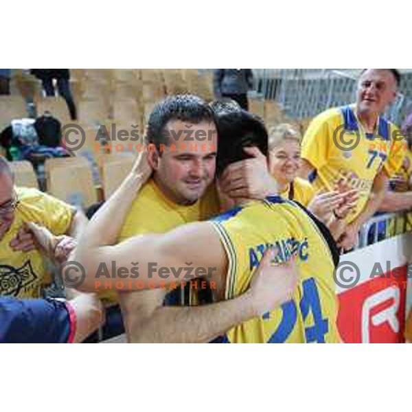 action during semi-final of Spar Cup between Hopsi Polzela and Helios Suns in Bonifika Hall, Koper, Slovenia on February 16, 2019