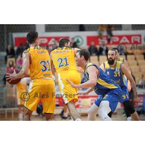 action during Spar Cup Final basketball match between Sixt Primorska and Hopsi Polzela in Bonifika Hall, Koper, Slovenia on February 17, 2019