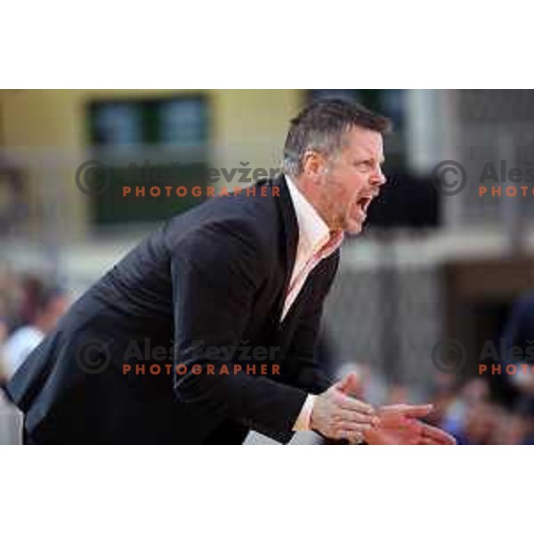 Bostjan Kuhar in action during Spar Cup Final basketball match between Sixt Primorska and Hopsi Polzela in Bonifika Hall, Koper, Slovenia on February 17, 2019