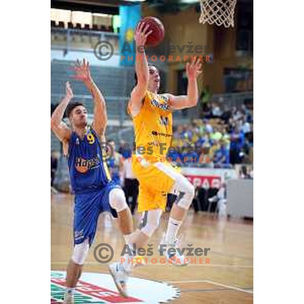 Čila Voncina in action during Spar Cup Final basketball match between Sixt Primorska and Hopsi Polzela in Bonifika Hall, Koper, Slovenia on February 17, 2019
