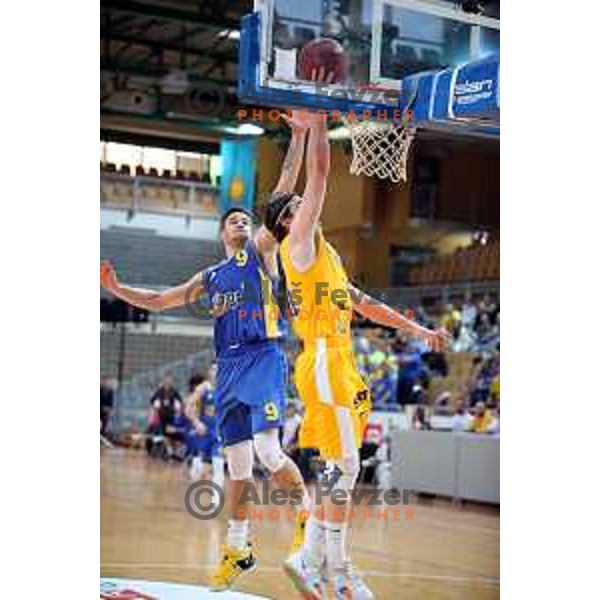 Čila Voncina in action during Spar Cup Final basketball match between Sixt Primorska and Hopsi Polzela in Bonifika Hall, Koper, Slovenia on February 17, 2019