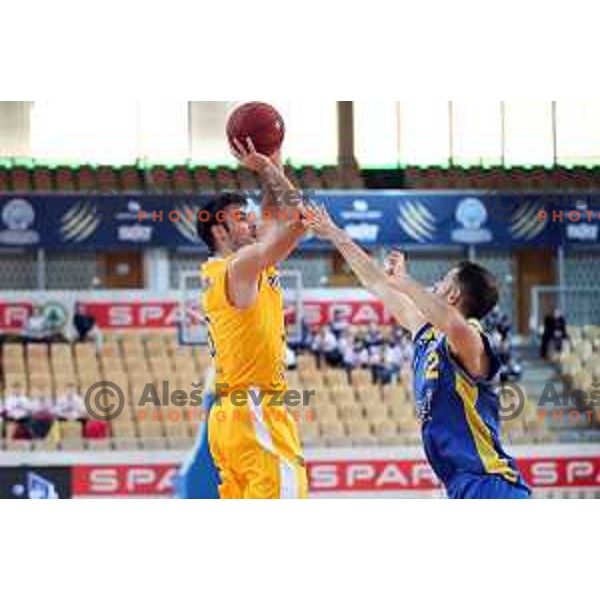 Marjan Cakarun in action during Spar Cup Final basketball match between Sixt Primorska and Hopsi Polzela in Bonifika Hall, Koper, Slovenia on February 17, 2019