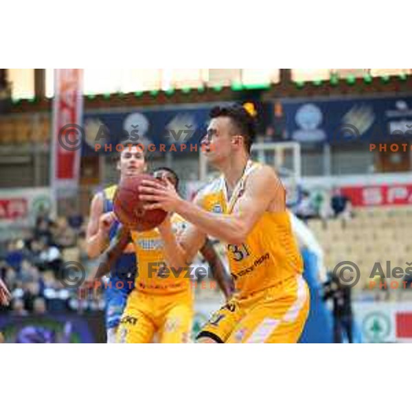action during Spar Cup Final basketball match between Sixt Primorska and Hopsi Polzela in Bonifika Hall, Koper, Slovenia on February 17, 2019