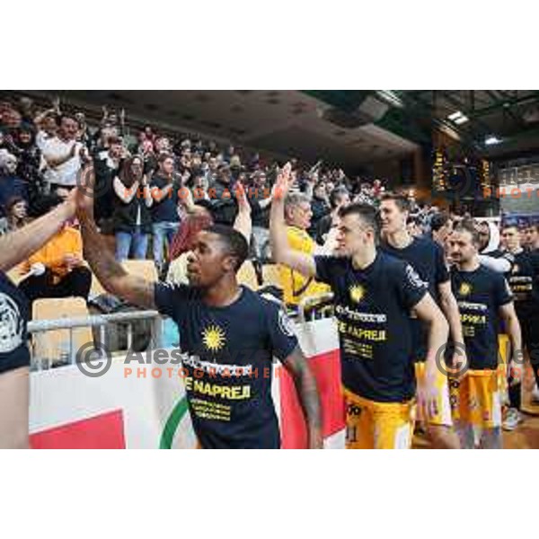 Zan Mark Sisko in action during Spar Cup Final basketball match between Sixt Primorska and Hopsi Polzela in Bonifika Hall, Koper, Slovenia on February 17, 2019