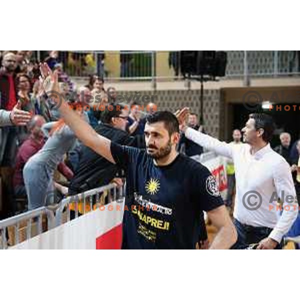 Marko Jagodic Kuridza during Spar Cup Final basketball match between Sixt Primorska and Hopsi Polzela in Bonifika Hall, Koper, Slovenia on February 17, 2019
