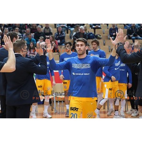 action during Spar Cup Final basketball match between Sixt Primorska and Hopsi Polzela in Bonifika Hall, Koper, Slovenia on February 17, 2019