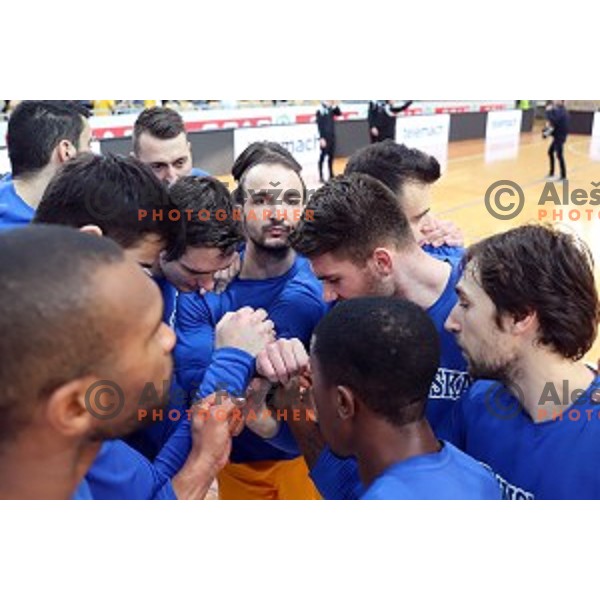 action during Spar Cup Final basketball match between Sixt Primorska and Hopsi Polzela in Bonifika Hall, Koper, Slovenia on February 17, 2019