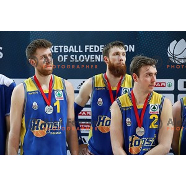 action during Spar Cup Final basketball match between Sixt Primorska and Hopsi Polzela in Bonifika Hall, Koper, Slovenia on February 17, 2019