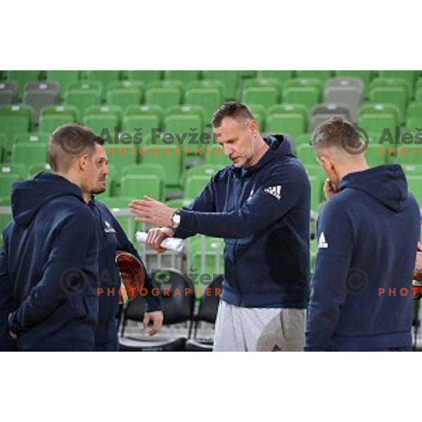 Rado Trifunovic during Slovenia National team practice session in Stozice hall, Ljubljana, Slovenia on February 18, 2019