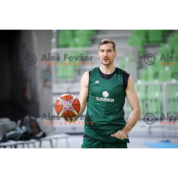 Zoran Dragic during Slovenia National team practice session in Stozice hall, Ljubljana, Slovenia on February 18, 2019