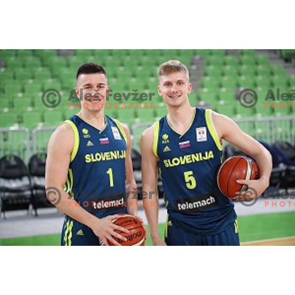 Luka Rupnik at Slovenia National team practice session in Stozice hall, Ljubljana, Slovenia on February 18, 2019