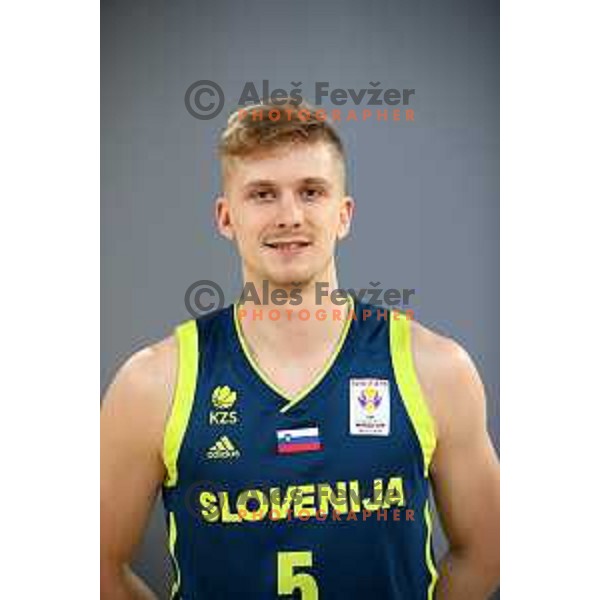 Luka Rupnik at Slovenia National team practice session in Stozice hall, Ljubljana, Slovenia on February 18, 2019