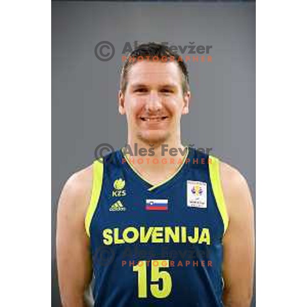 Gregor Hrovat at Slovenia National team practice session in Stozice hall, Ljubljana, Slovenia on February 18, 2019