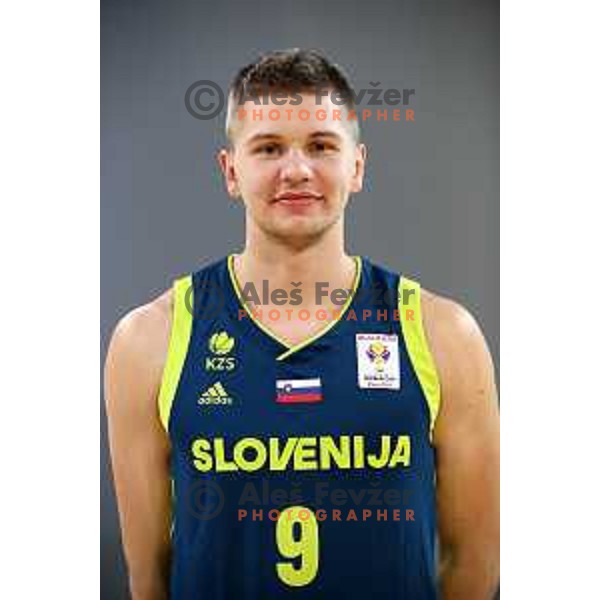 Blaz Mesicek at Slovenia National team practice session in Stozice hall, Ljubljana, Slovenia on February 18, 2019