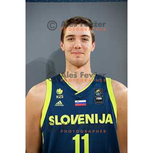 Jan Kosi at Slovenia National team practice session in Stozice hall, Ljubljana, Slovenia on February 18, 2019