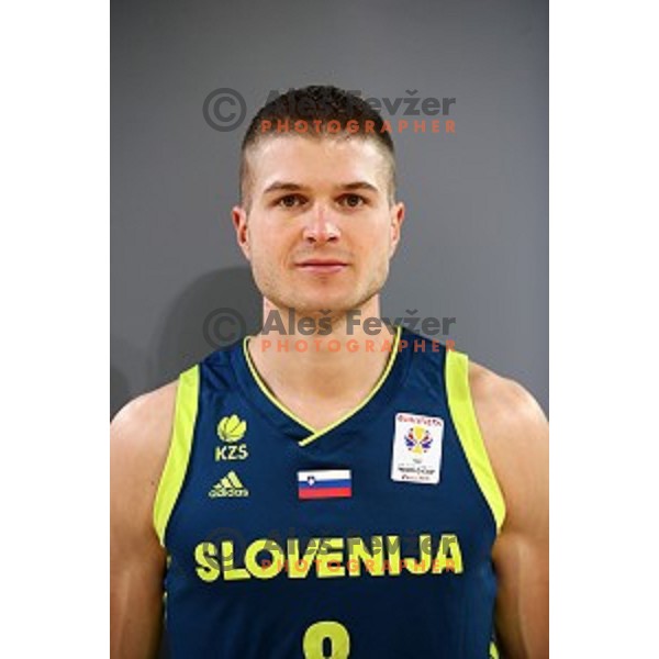 Edo Muric at Slovenia National team practice session in Stozice hall, Ljubljana, Slovenia on February 18, 2019