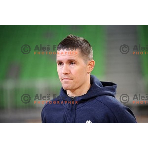 Jaka Lakovic at Slovenia National team practice session in Stozice hall, Ljubljana, Slovenia on February 18, 2019