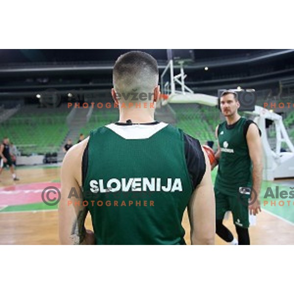 Slovenia National team practice session in Stozice hall, Ljubljana, Slovenia on February 18, 2019