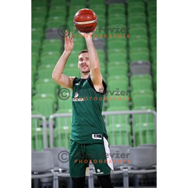 Zoran Dragic at Slovenia National team practice session in Stozice hall, Ljubljana, Slovenia on February 18, 2019