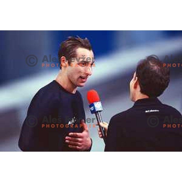 Ian Thorpe of Australia during Summer Olympic games in Sydney, Australia on September 2000