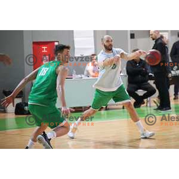 Boban Tomic of Petrol Olimpija during practice session in Stozice, Ljubljana on February 21, 2019