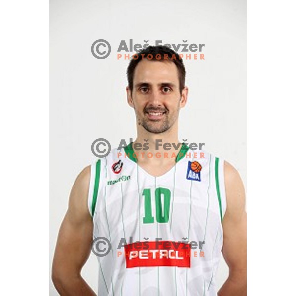 Domen Lorbek of Petrol Olimpija during photo shooting on November 2, 2017